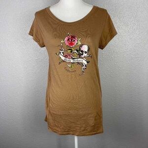 Santa Barbara Graphic Short Sleeve Tee - Brown
